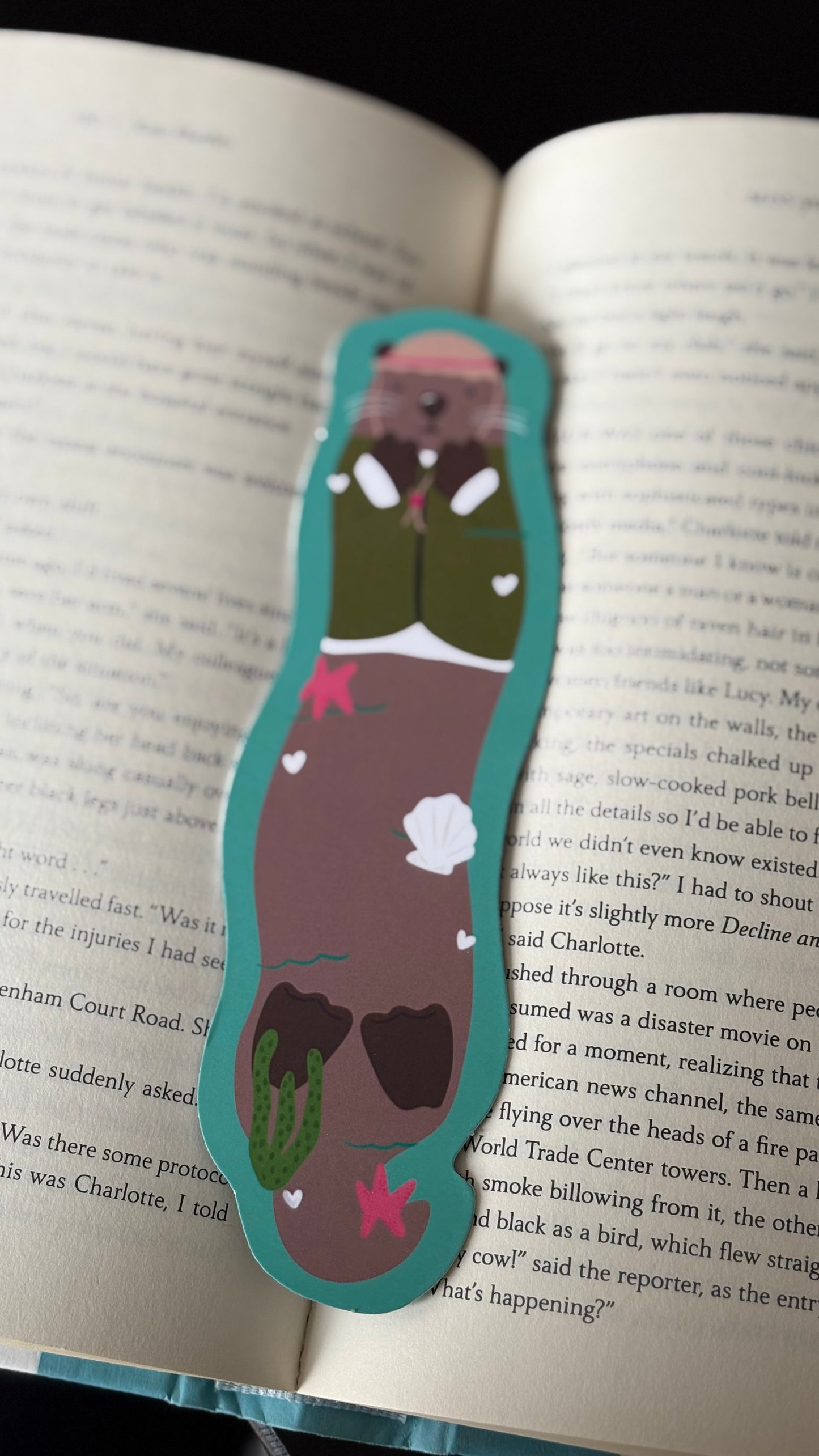 Wavy Otter Bookmarks