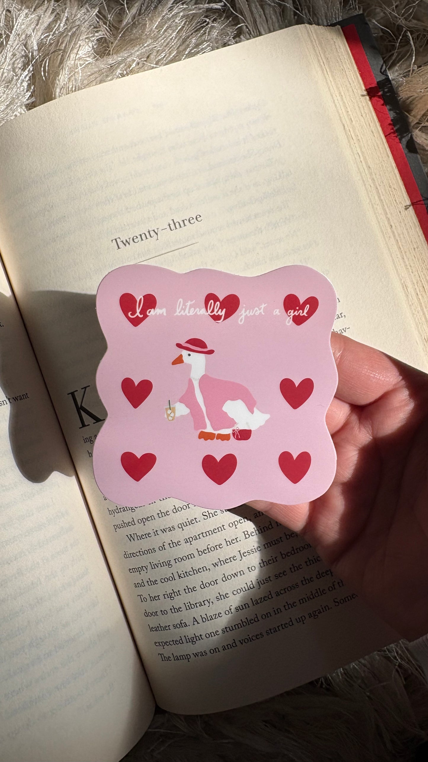 Literally Just a Girl GOOSE Sticker