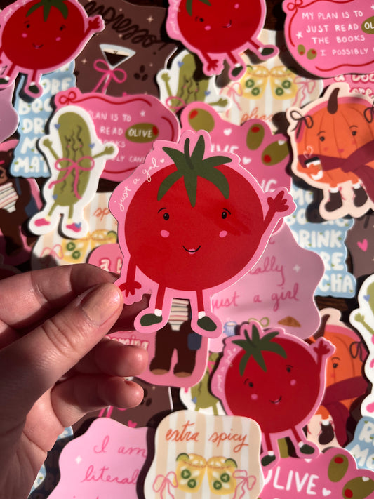Tomato Gal Sticker