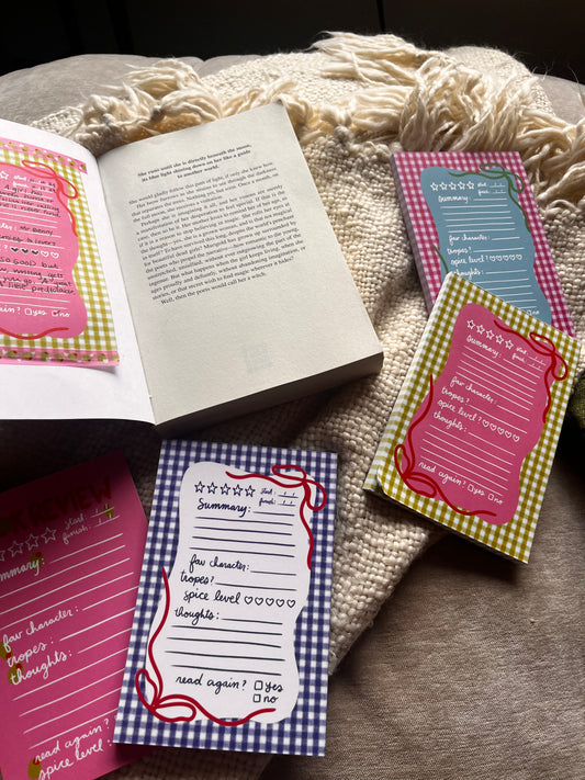 Book Review Notepads