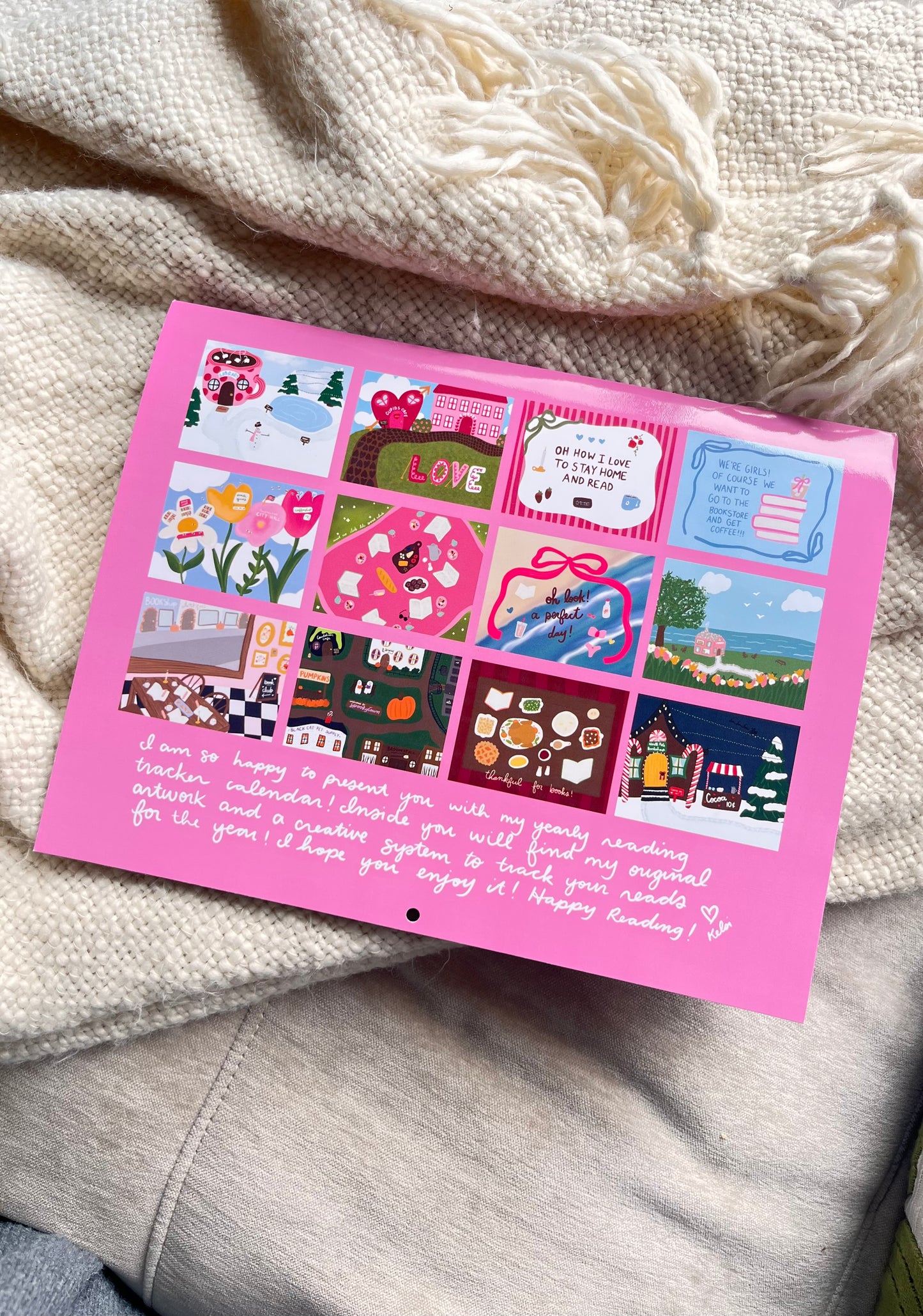 Berry Bookish Reading Calendar