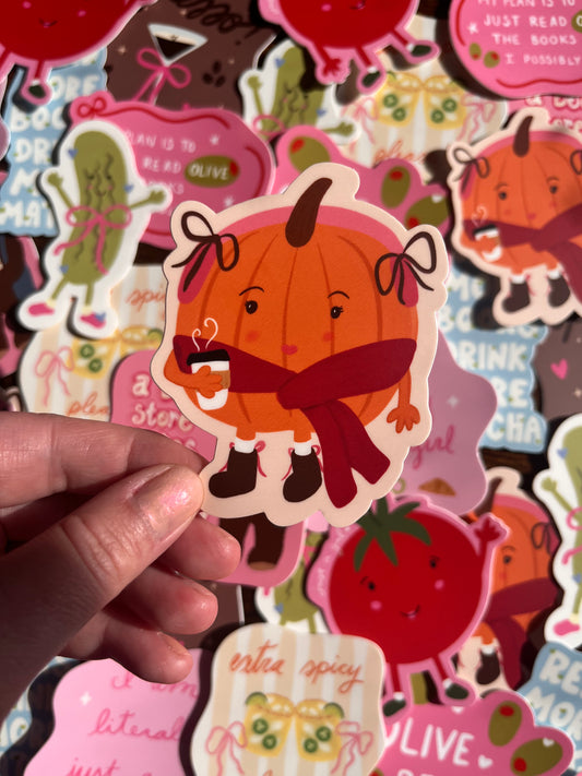 Pumpkin Gal Sticker