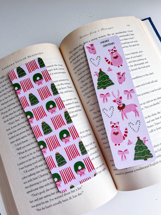 Woodland Christmas Bookmark Set