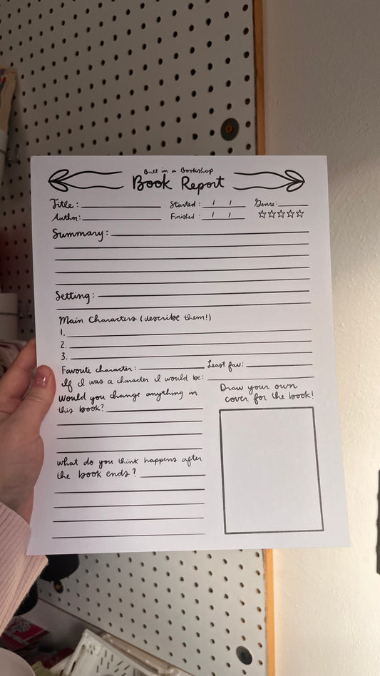 Book REPORT Notepads