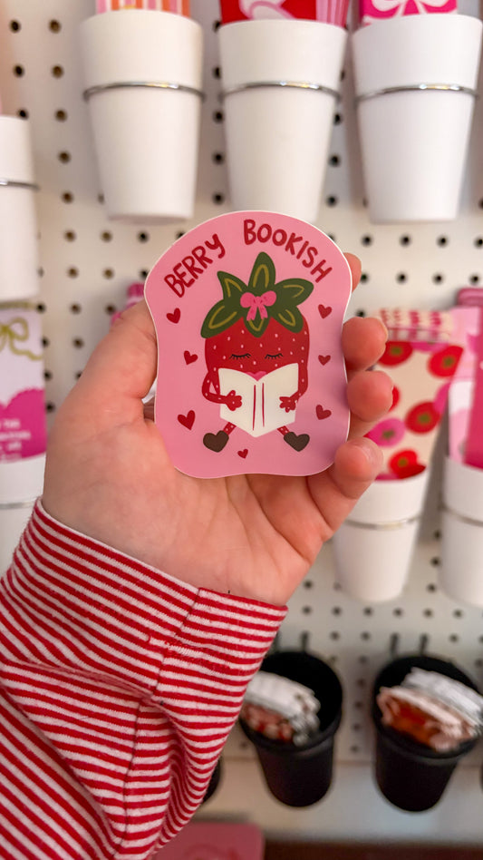 Berry BOOKISH Sticker