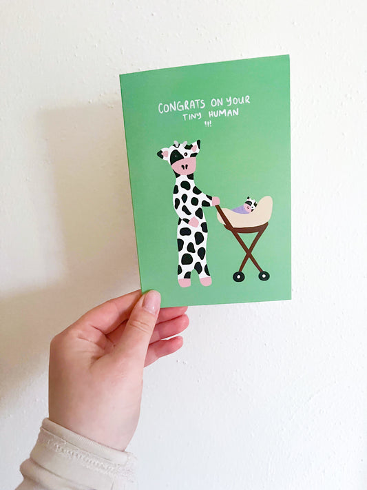 Cow Baby Card