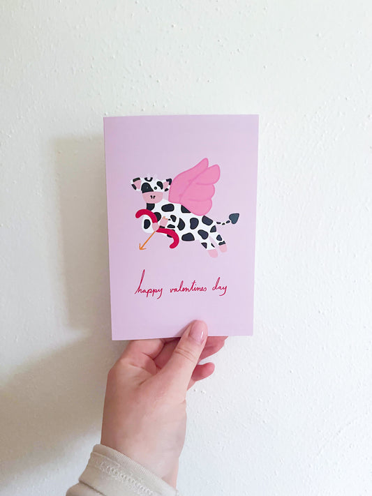 Cow Cupid Card