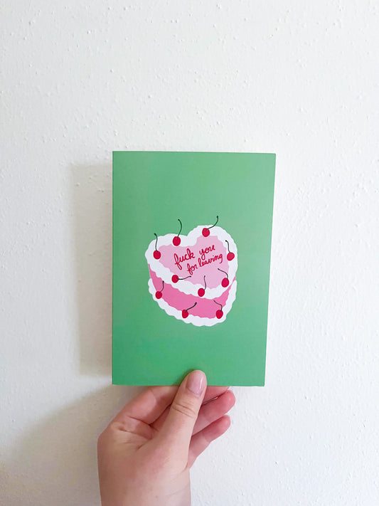 F U Cake Card