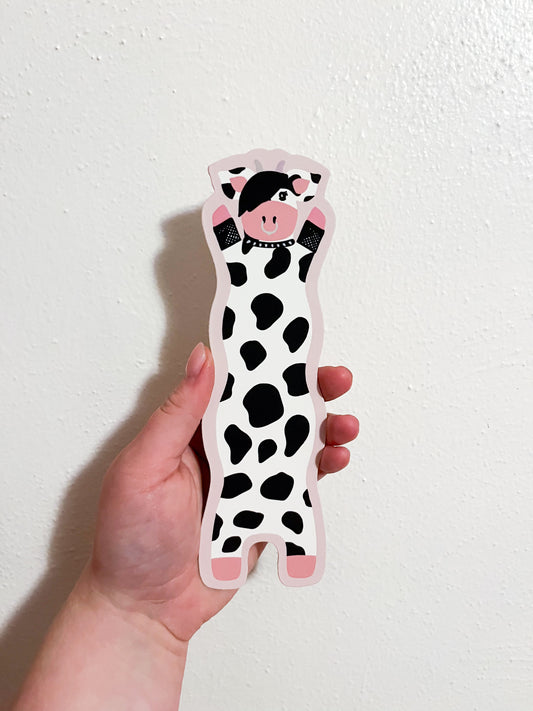 Emo Wavy Cow Bookmark
