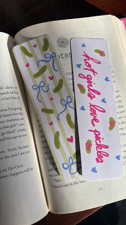 Hot Girls Love PIckles Bookmark Set