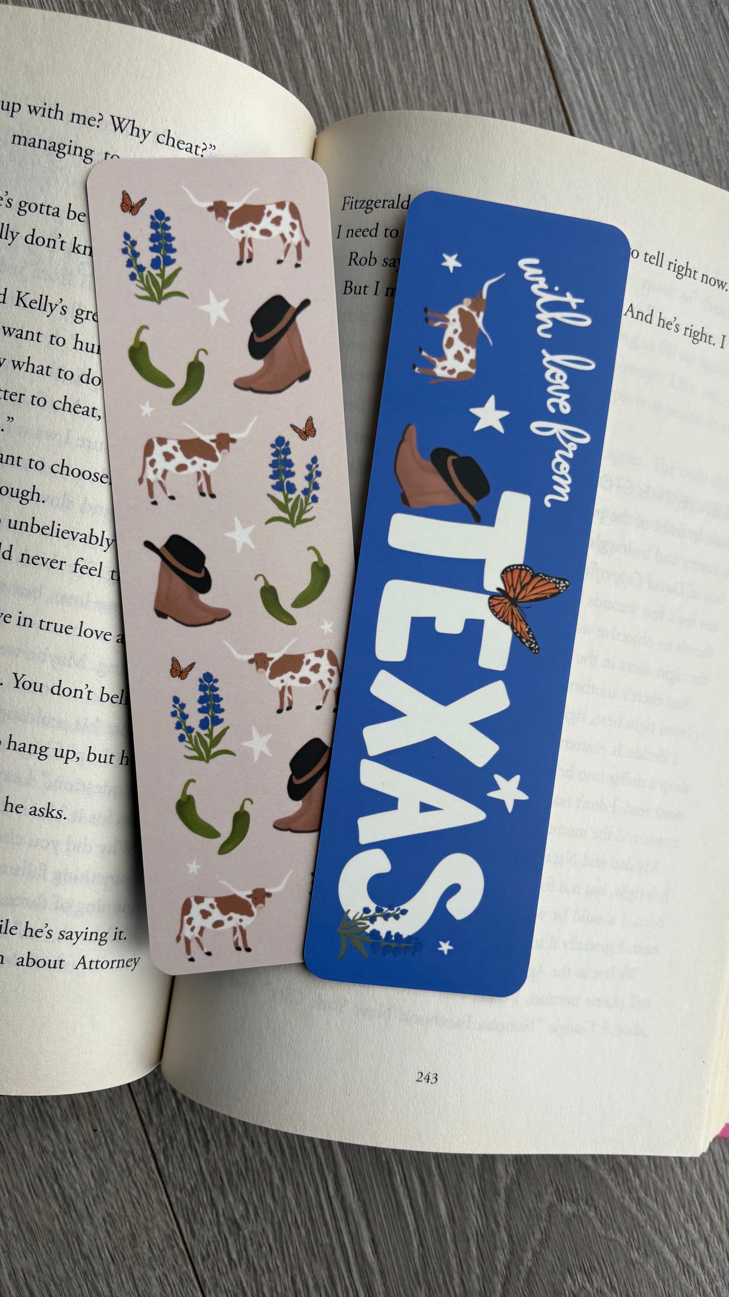 NEW Texas Bookmark