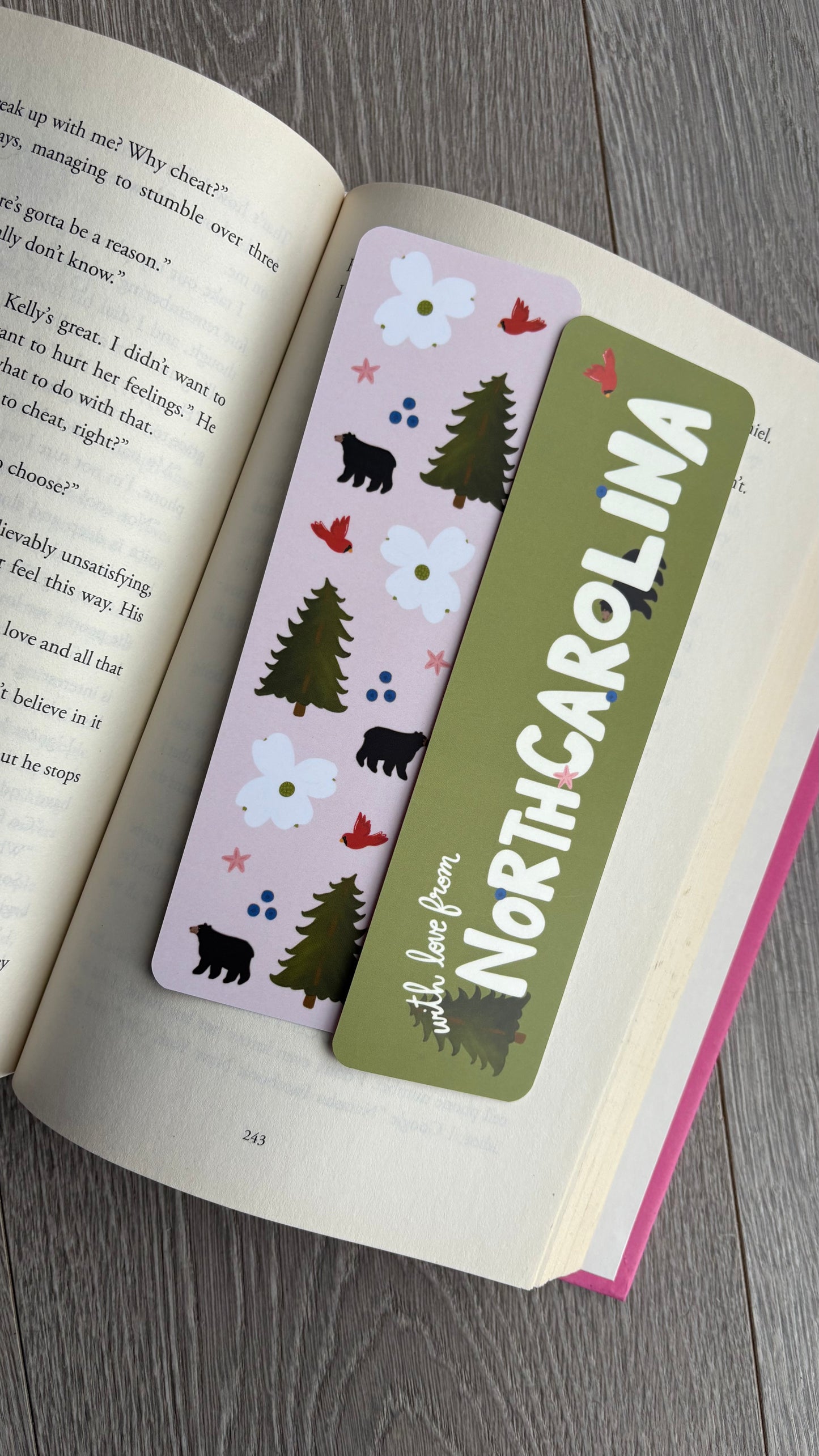 NEW North Carolina Bookmark