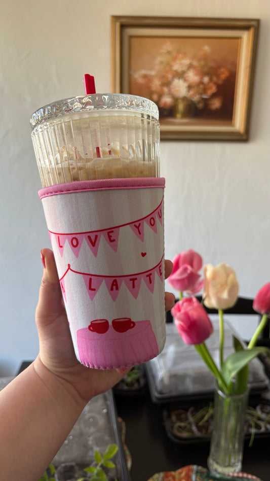Love You a LATTE Drink Sleeve