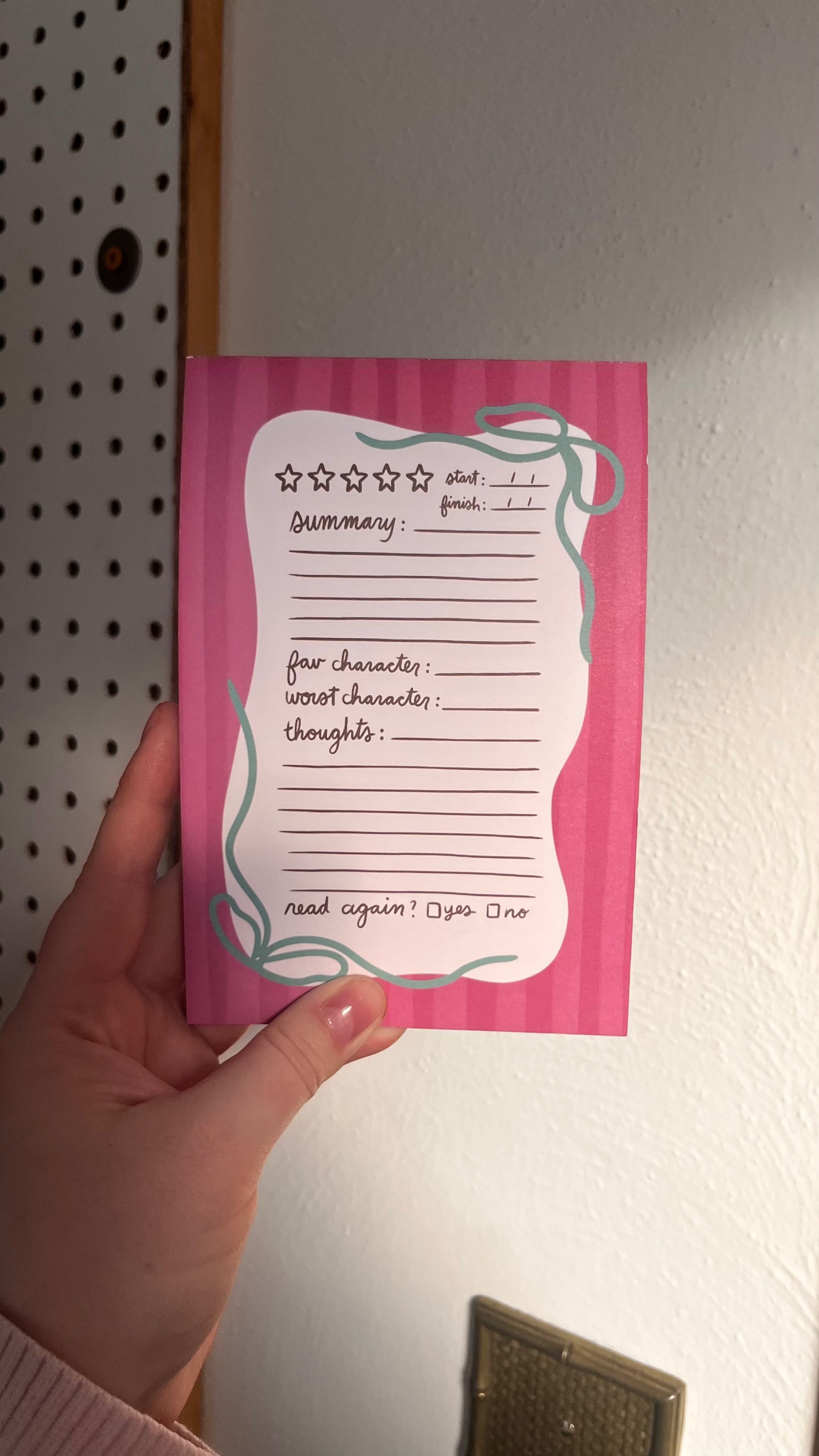 Book Review Notepads